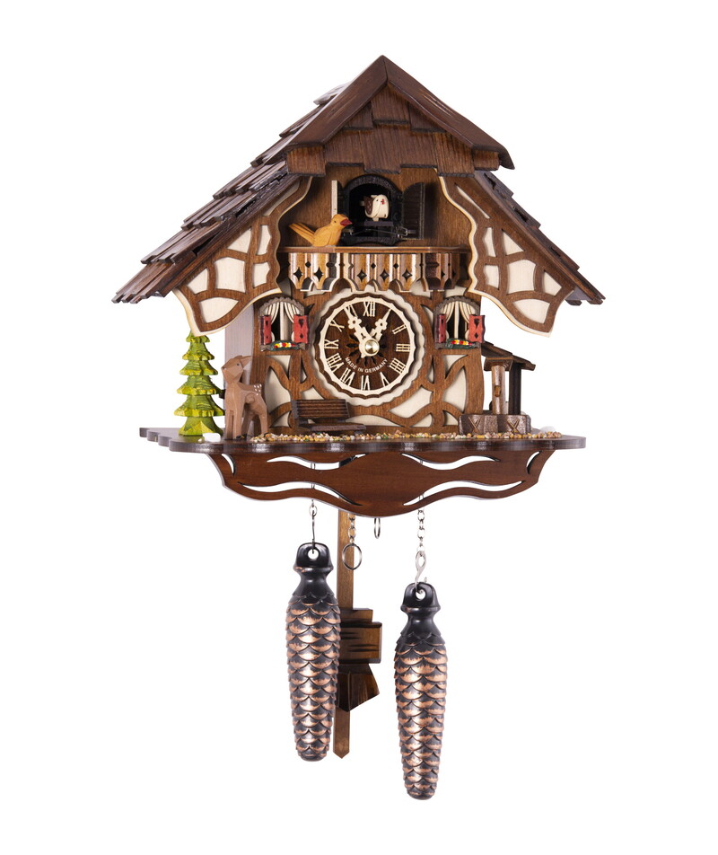 Hirsch und rote Fensterläden - 416QM